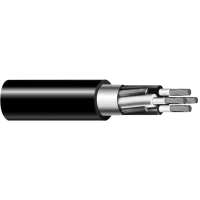 Carol Brand / General Cable Multiconductor Cable, 4C, 6AWG, 101x26, BC, EPDM ins, Black Rubber jkt, SOOW