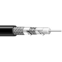 Carol Brand / General Cable Coaxial Cable, RG6/U, 18AWG, BCCS, Solid, Foil/Braid Shld, Flexfoil Bonded + A, FPE Ins