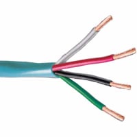 Carol Brand / General Cable Multiconductor Cable, 4C, 14AWG, 105x34, BC, PP ins, Blue PVC jkt, AWM