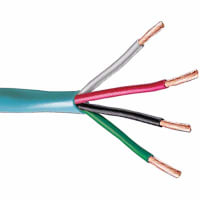 Carol Brand / General Cable Multiconductor Cable, 4C, 16AWG, 65x34, BC, Blue PVC jkt, AWM