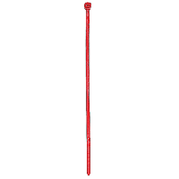 Catamount by ABB Standard Cable Tie, Weather/UV Resistant, 7.44"L, 50lbs, Red