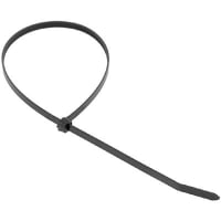 Catamount by ABB Cable Tie, Black Poly(Nylon 6.6), UV Resistant, 14.4"L, Tensile Strength 50lbs