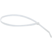 Catamount by ABB Cable Tie, Natural Polyamide (Nylon 6.6), 11.4"L, Tensile Strength 40lbs