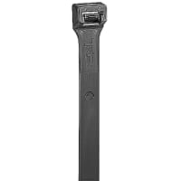 Catamount by ABB Releasable Cable Tie, Black Poly (Nylon 6.6), UV Resistant, 21.5"L, 250lbs