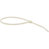 Catamount by ABB Cable Tie, Natural Polyamide (Nylon 6.6), 7.99"L, Tensile Strength 18lbs