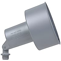 Catamount by ABB Lampholder, 1 Lamp, Silver, Die Cast Zinc, 150W, Deep-Shielded