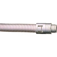 Adaptaflex by ABB Korifit, Straight Fitting, External Male Thread, 20mm, M20 Thread, Poly, IP65, Whit