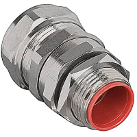 Adaptaflex by ABB Nickel Plated Brass Liquid Tight Straight Fitting, 20 Millimeters, M20