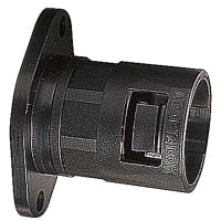 Adaptaflex by ABB Straight Panel Mounting Swivel Flange, Straight, 28mm, Poly(Nylon) 66, Black