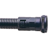 Adaptaflex by ABB Conduit Fitting, Straight, 28, 1-3/8"Connector UNEF Thread, Black