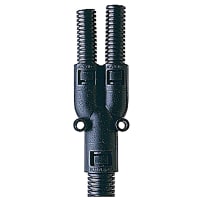 Adaptaflex by ABB Poly(Nylon) 66 Conduit Fitting, 3-Way, 28x21x21mm, Black