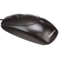 Cherry Americas Mouse, Corded, 3 Button, Optical Sensor, USB or PS/2, 800 dpi Resolution, Black