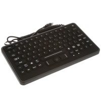 Cherry Americas Keyboard, CLEAN key, Compact, Washable, Fully Sealed, Red Backlit, 83 Key, USB, Black