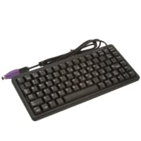 Cherry Americas Keyboard, Ultraslim, 83 Key, USB or PS/2 Combo Interface, US, MX Gold Keyswitch, Black