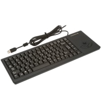 Cherry Americas Keyboard, Compact, 88 Key, Trackball and 2 Keys, USB, English/UK, MXGold Keyswitch, Blk