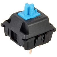 Cherry Americas Tactile Switch SPST-NO Keyboard Low Profile 10mA 12VAC/VDC Face Plate Mount