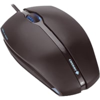 Cherry Americas Mouse, Corded, 3 Button, Blue Illumination, Optical, USB, Scroll Wheel, 1000dpi, Black