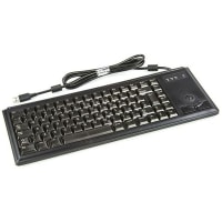 Cherry Americas Keyboard, Compact, 84 Key, Trackball and 2 Keys, USB, UK, MX Gold Keyswitch, Black