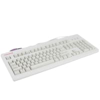 Cherry Americas Keyboard, 104 Key, TAA Compliant, USB / PS2 Combo Interface, MX Silent Red Keys, Gray