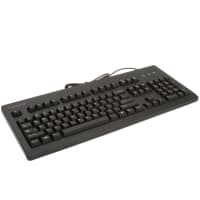 Cherry Americas Keyboard, 104 Key, TAA Compliant, USB / PS/2 Combo Interface, MX Silent Red Keys, Blk