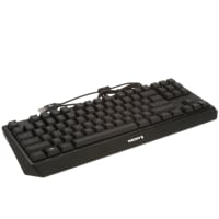 Cherry Americas Keyboard;87 Key + 4 Hot Keys;White Backlighting;Laser Etched Keys;USB;Black