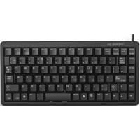 Cherry Americas Keyboard, Ultraslim, 86 Key, USB or PS/2 Combo Interface, UK, MX Gold Keyswitch, Black