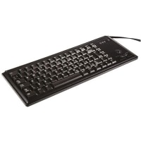 Cherry Americas Keyboard, Compact, 84 Key, Trackball and 2 Keys, PS/2, UK, MX Gold Keyswitch, Black