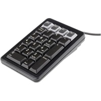 Cherry Americas Keypad, Programmable, 21 Key w/4 Relegendable, PS/2, MX Gold Keyswitch, Black