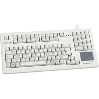 Cherry Americas Keyboard, Compact, 105 Key W/Touchpad, USB, German, MX Gold Keyswitch, Gray