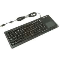 Cherry Americas Keyboard, Compact, 89 Key, W/Touchpad and 2 Keys, USB, UK, MX Gold Keyswitch, Black