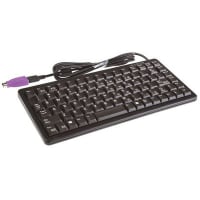 Cherry Americas Keyboard, Ultraslim, 86 Key, USB or PS/2 Combo, English/UK, MX Gold Keyswitch, Black