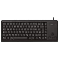 Cherry Americas Keyboard, Compact, 84 Key, Trackball and 2 Keys, USB, Germany, MX Gold Keyswitch, Blk