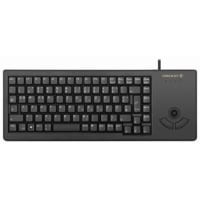 Cherry Americas Keyboard, Compact, 89 Key, Trackball and 2 Keys, USB, Germany, MX Gold Keyswitch, Blk