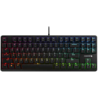 Cherry Americas Keyboard, 86 Key + 1 Key, RGB LED, Anti-Ghosting, USB, Black, G80-300N Series