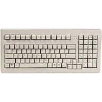 Cherry Americas Keyboard, Compact, PS/2, LightGrey, 104Keys, 16Inch, FTSC