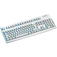 Cherry Americas Keyboard, Full-size, PS/2, LightGrey, 104Keys, G83-6000Series