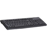 Cherry Americas Keyboard, Full-size, PS/2, Black, 104, G83-6000Series