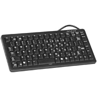 Cherry Americas Keyboard, Slimline, USB, Black, 86Key, 19Inch, G84-4100Series