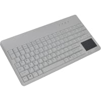 Cherry Americas Keyboard, Compact, USB, LightGrey, 106Keys, w/4Add.Keys, 14Inch, Touchpad, IP54