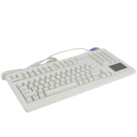 Cherry Americas Keyboard, Compact, 104 Key W/Touchpad, 2 ea. PS/2 Connectors, MX Gold Keyswitch, Gray