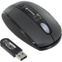 Cherry Americas Mouse, Passenger, Wireless, 1000 dpi, 3 Button, USB Connector, Black