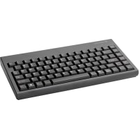 Cherry Americas Keyboard, Mini, Enhanced 83 Key, QWERTY Layout, USB, IP54, Yellow Status LED, Black