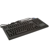 Cherry Americas Keyboard, Compact, 104 Key W/Touchpad, 2 ea. PS/2 Connectors, MX Gold Keyswitch, Blk