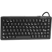 Cherry Americas Keyboard, Ultraslim, PS/2, Black, 83Keys, G84-4100Series