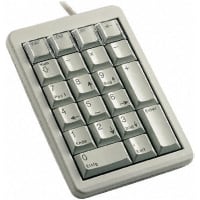 Cherry Americas Keypad, Programmable, 21 Key w/4 Relegendable, PS/2, MX Gold Keyswitch, Gray