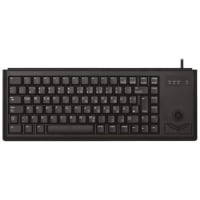 Cherry Americas Keyboard, Compact, 84 Key, Trackball W/2 Keys, PS/2, English/UK, MX Gold Keyswitch, Blk