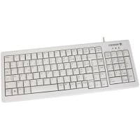 Cherry Americas Cherry Wired Grey PS/2 & USB Compact Keyboard, AZERTY