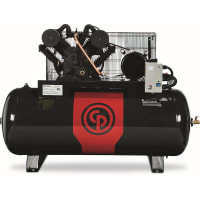 Chicago Pneumatic Compressor Air Compressor, electric, 10HP, 120 gal, 208-230V, 3PH, 8090253082, RCP Iron serie