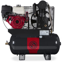 Chicago Pneumatic Compressor Air Compressor, gas 2 stg, 13HP, 30 gal, Honda, 8090252969, RCP Iron