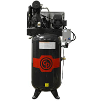 Chicago Pneumatic Compressor Air Compressor, 2 stg elec, 7.5HP, 80 gal, 208-230V/1, 8090253637, Iron Premium serie